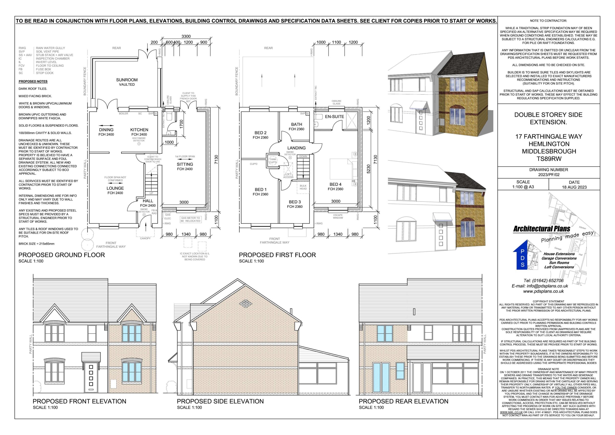 Planning Permission Terraced House Extension